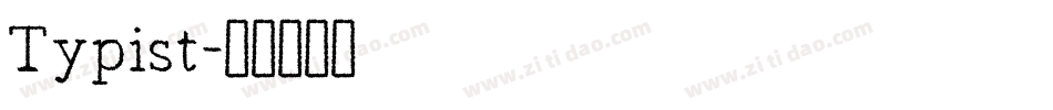 Typist字体转换
