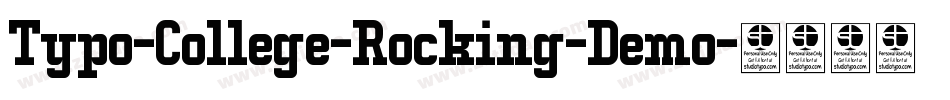 Typo-College-Rocking-Demo字体转换