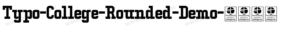 Typo-College-Rounded-Demo字体转换
