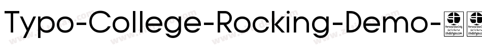 Typo-College-Rocking-Demo字体转换