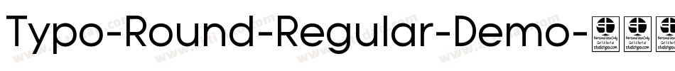 Typo-Round-Regular-Demo字体转换