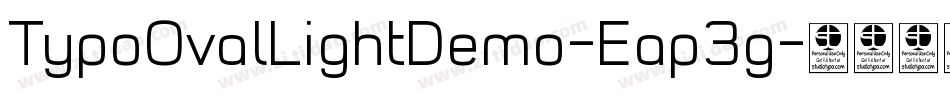 TypoOvalLightDemo-Eap3g字体转换