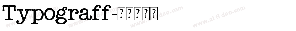 Typograff字体转换