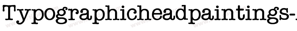 Typographicheadpaintings-AmrM字体转换