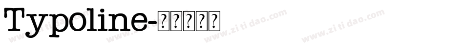 Typoline字体转换