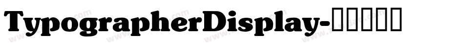 TypographerDisplay字体转换