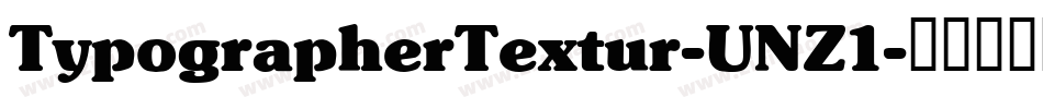 TypographerTextur-UNZ1字体转换