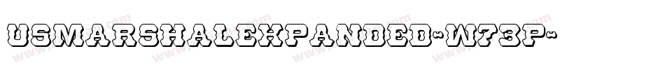 UsMarshalExpanded-w73P字体转换