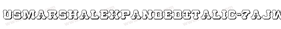 UsMarshalExpandedItalic-7ajw字体转换