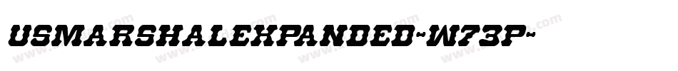 UsMarshalExpanded-w73P字体转换