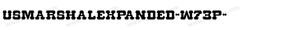UsMarshalExpanded-w73P字体转换