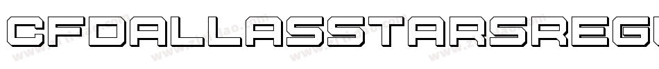 CfDallasStarsRegular-7wOB字体转换