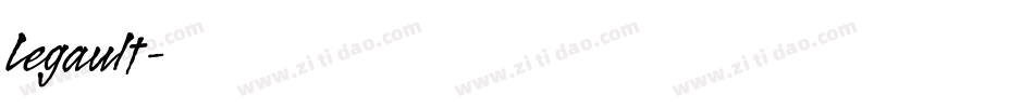 Legault字体转换