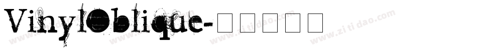 VinylOblique字体转换