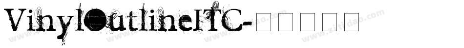 VinylOutlineITC字体转换
