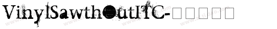 VinylSawthOutITC字体转换