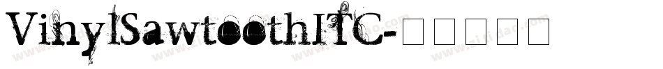 VinylSawtoothITC字体转换