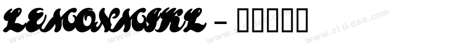 LEMONMIKL字体转换