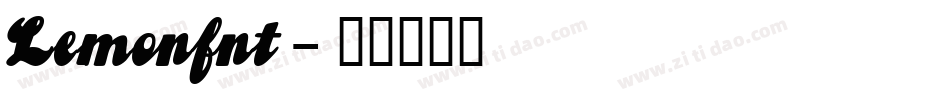 Lemonfnt字体转换
