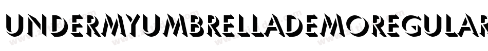 UnderMyUmbrellaDemoRegular-9ajL字体转换