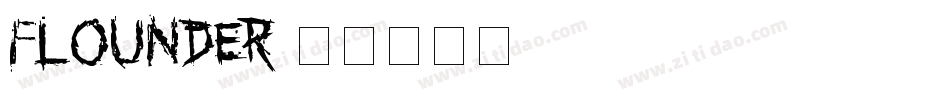 Flounder字体转换