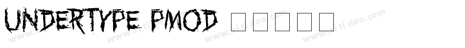 UnderType-pmOD字体转换