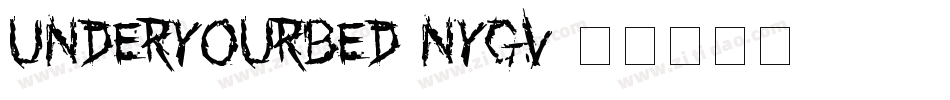 UnderYourBed-nyGV字体转换