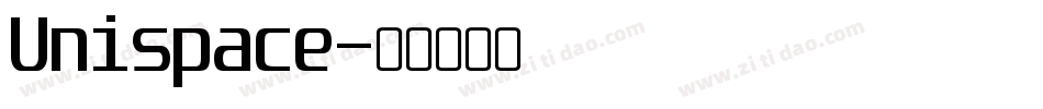 Unispace字体转换