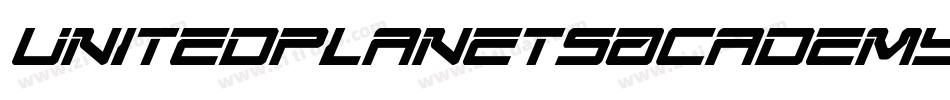 UnitedPlanetsAcademy-W38Y字体转换