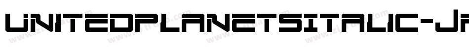 UnitedPlanetsItalic-JPdK字体转换