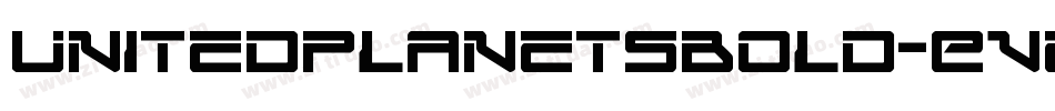 UnitedPlanetsBold-Ev29字体转换