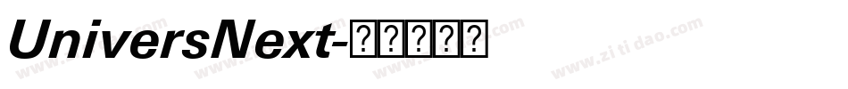 UniversNext字体转换