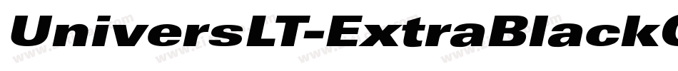 UniversLT-ExtraBlackObl字体转换