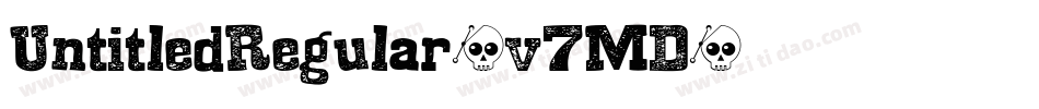 UntitledRegular-v7MD字体转换