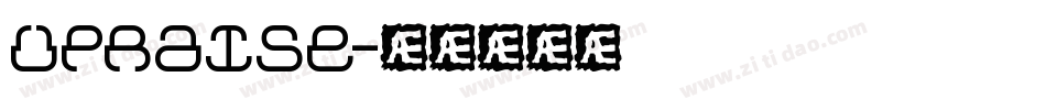 upraise字体转换