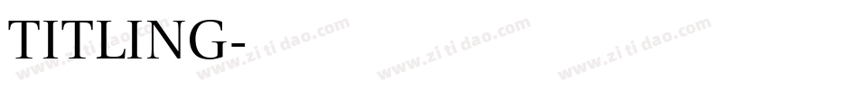Titling字体转换