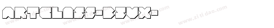 ArtClass-B5Vx字体转换
