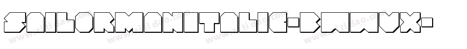 SailormanItalic-BWWVx字体转换