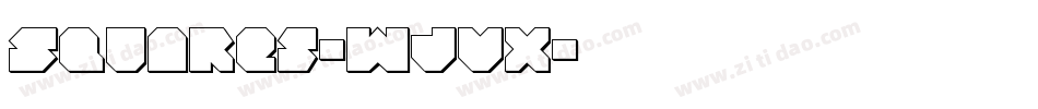 Squares-wJVx字体转换