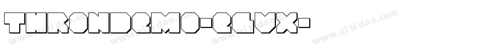 ThronDemo-egVx字体转换