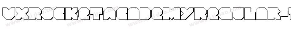 VxRocketAcademyRegular-1gy4字体转换