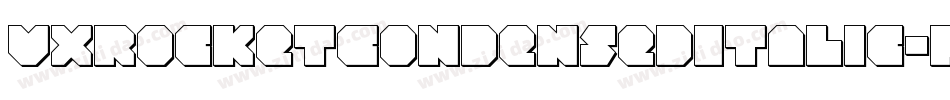 VxRocketCondensedItalic-rMw9字体转换