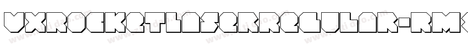VxRocketLaserRegular-Rm86字体转换