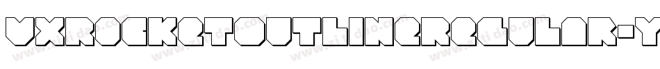 VxRocketOutlineRegular-Y4w4字体转换