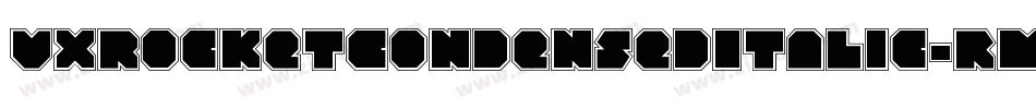 VxRocketCondensedItalic-rMw9字体转换