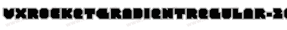 VxRocketGradientRegular-2oyw字体转换