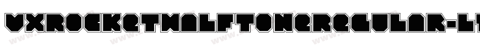 VxRocketHalftoneRegular-l1Y0字体转换