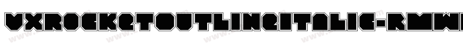 VxRocketOutlineItalic-rMwL字体转换