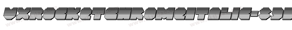 VxRocketChromeItalic-89BB字体转换