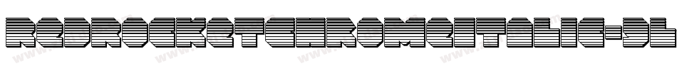 RedRocketChromeItalic-9lAn字体转换